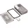 HAMMOND MANUFACTURING Hammond Electronics 1550WEBK Universal-Gehäuse 172 x 121 x 54.9 Aluminium Schwarz 1St.