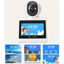 LuVision C41Plus WLAN PTZ Überwachungskamera Weiß