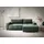 Home Affaire Ecksofa HOME AFFAIRE "Bolero L-Form", grün (racing grün), B:241cm H:66cm T:165cm, 100% POLYESTER (PES), Sofas, Ecksofa, wahlweise mit Bettfunktion & Bettkasten