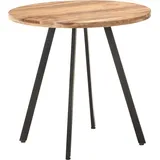 Esstisch 80 cm Massivholz Akazie - Braun/Bunt