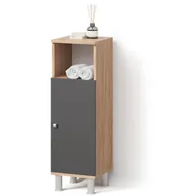 livinity Midischrank Fucino 30 x 95 cm Braun