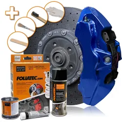 FOLIATEC Bremssattel Lack Set performance blue metallic Bremssattellack  2196