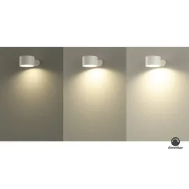 fhlighting Magnet-Akku-Leuchte ¦ weiß ¦ Maße (cm): B: 8 H: 4,5 T: 9.5