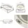 Cangaroo Babybadewanne Terra Digitalthermometer 87 cm lang Wasserablauf grau