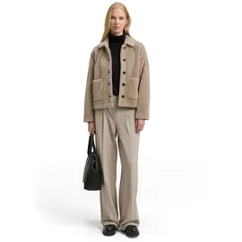 Tom Tailor Damen 1048129 Jacke Mit Taschen, grau XXL (44)