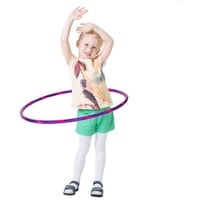 Hoopomania Hula-Hoop-Reifen Glamour Kinder Hula Hoop, Ø60cm, Violett-Pink lila|rosa Ø 60 cm