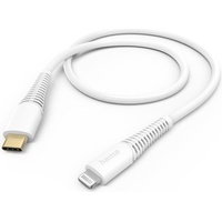 Hama Ladekabel, USB-C - Lightning, 1,5 m Weiß
