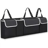 ZQRHHWINY Auto Kofferraum Organizer, für Dacia Duster III (2019-2025) Langlebiger Multifunktionale Kofferraumtasche Auto Auto Rücksitz Kofferraumtasche ZubehöR