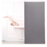 Relaxdays Duschrollo 80 x 240 cm grau