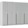OTTO home Drehtürenschrank AGORDO 271 x 210 x 54 cm Grau