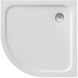 Ravak Chrome Duschwanne Viertelkreis 90x90 cm weiß - Weiß