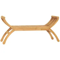 VidaXL Gartenbank 126 cm Massivholz Teak