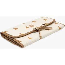 jollein Little Waffle Wickelunterlage Mini Teddy Bear