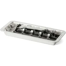 Eco Brotbox Eco Ice Cuber - Eiswürfelform aus Edelstahl BPA frei und Spülmaschinenfest - Eiswürfelbehälter ohne Schadstoffe für klare Eiswürfel - 0,6L 18 Stück