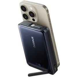 Baseus Nomos Qi2 10000mAh 45W s kabelem USB-C černá - Schwarz