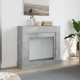 vidaXL Kaminumrandung 100 x 30 x 87,5 cm Grau