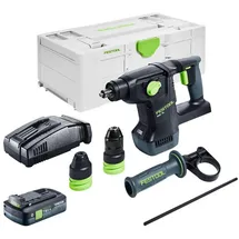 Festool KHC 18 EB-Basic Akku Kombihammer 18 V 2,6 J SDS-Plus inkl. 1x Akku 4,0 Ah + Schnellladegerät