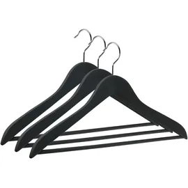 Songmics Kleiderbügelset, Schwarz, Metall, 45 cm, Garderobe, Kleiderbügel