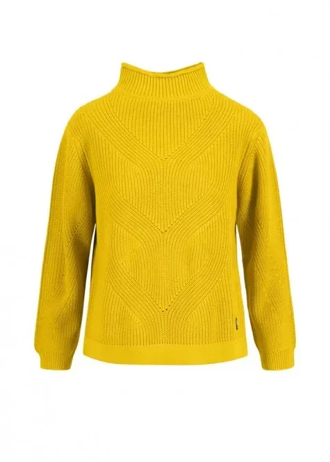 Blutsgeschwister Strickpullover Braid up your Life - gorgeous yellow M