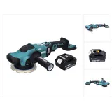 Makita DPO 600 G1 Akku Exzenterpolierer 18 V 150 mm XPT Brushless + 1x Akku 6,0 Ah - ohne Ladegerät