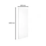 Feuer-Anker Handtuch-Heizkörper Typ Tropea 1800mm x 600 mm weiß Handtuchheizung Heizkörper