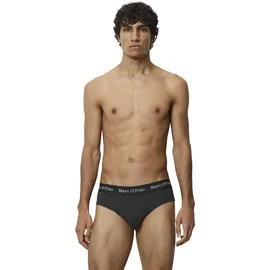 Marc O'Polo Essentials Slip schwarz/weiß L 3er Pack
