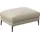 flexlux Pouf Belle Polsterhocker 95 x 43 x 73 cm Weiß