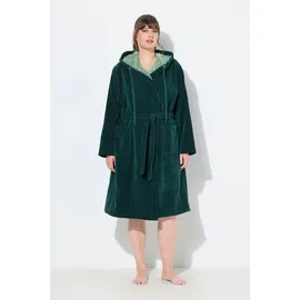 Ulla Popken Bademantel Doubleface Grün 46/48