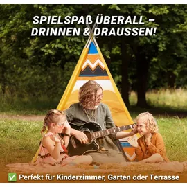 Playfun Tipi Zelt / Kinderspielzelt, Bunt