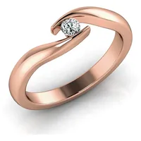 Verlobungsring VR03 585er Rotgold - 7093