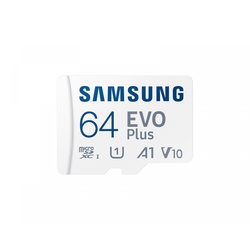 Samsung EVO Plus microSDXC 64GB & SD adapter - Speicherkarte