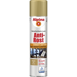 Alpina Anti-Rost Metallschutz-Sprühlack 400 ml glänzend gold