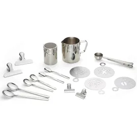 Echtwerk Barista-Art Set 0,35 l silber