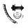 XLC V-RAD 26x1.9 FW-A06 6-Loch schwarz Schnellspanner 32-Loch