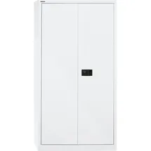 BISLEY Stahlschrank Universal E722A03696 verkehrsweiß 91,4 x 40,0 x 180,6 cm, aufgebaut