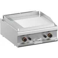 Orange. orange Gas-Grillplatte, glatt, verchromt, 11 kW