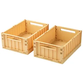 Liewood Weston Aufbewahrungsbox 36 x 25 x 13,5 cm 2-tlg. beige