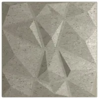 VidaXL Wandpaneele 24 Stk. Betongrau 50x50 cm XPS 6