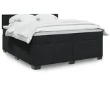 vidaXL Boxspringbett 180 x 200 cm Schwarz