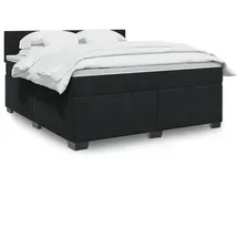 vidaXL Boxspringbett 180 x 200 cm Schwarz