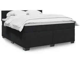 vidaXL Boxspringbett 180 x 200 cm Schwarz