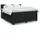 vidaXL Boxspringbett 180 x 200 cm Schwarz