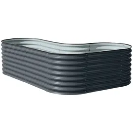Konifera Hochbeet 240 x 160 x 82 cm Grau