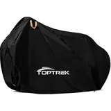 Toptrek Fahrradabdeckung Wasserdicht Oxford-Gewebe Hochwertige Fahrradgarage Plane Wasserfest 200 x 110 x 70 CM Fahrrad schutzhülle mit Beutel