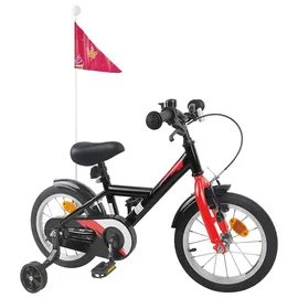 vidaXL Kinderfahrrad 16 Zoll schwarz