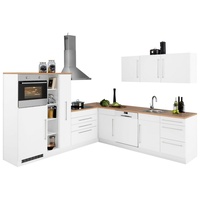 Kochstation Winkelküche »KS-Samos«, mit E-Geräten, Stellbreite 260 x 270
