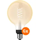 Philips Hue Filamentlampe White Globe XL E27 - 2023 - Sechserpack