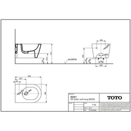TOTO RP wandhängend B552E