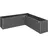 Belvedere Midi L200 201 x 201 x 61 cm dunkelgrau-metallic