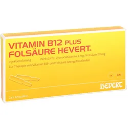 Vitamin B12 Folsäure Hevert Amp.-Paare